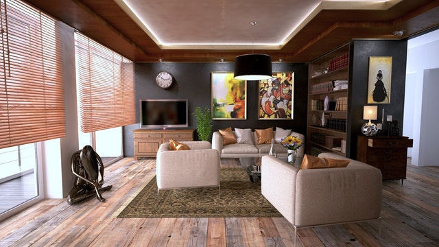 Modern Open Concept Living Room