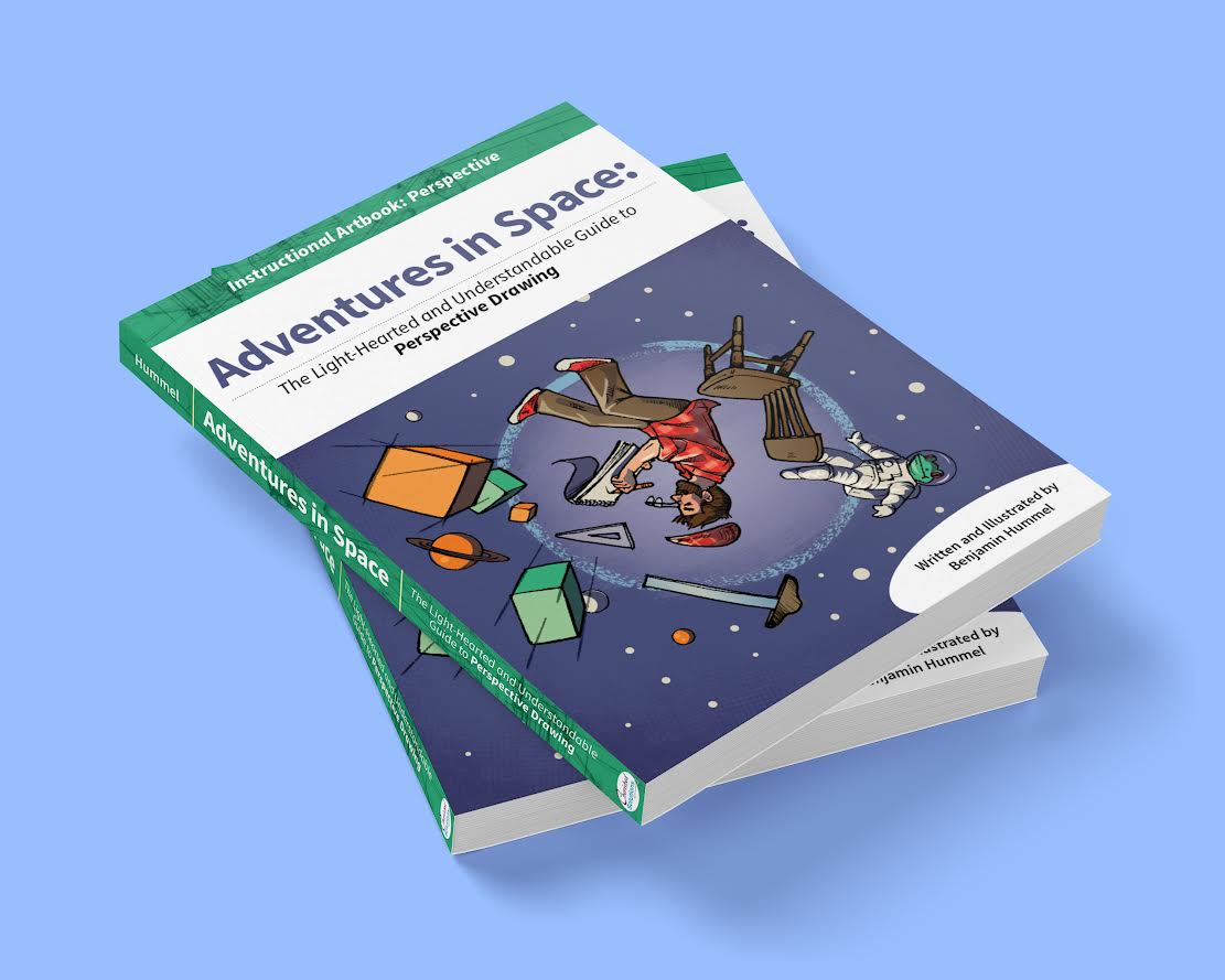 Adventures in Space book cover by Benjamin J Hummel
