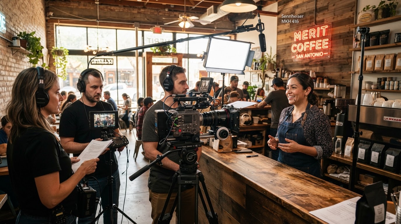 San Antonio photography and video session for small business