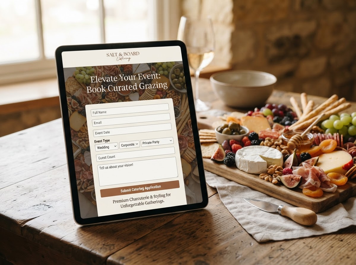 Graze Craze Charcuterie — Application Funnel — Rebel Rae Marketing project