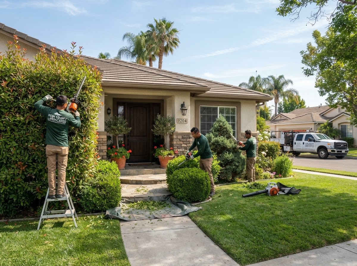 Southwest Residence Hedge & Bush Shaping