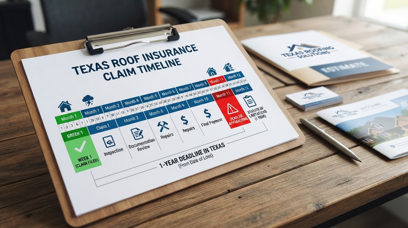 The 12-month Texas claim window — why week 1 beats month 11