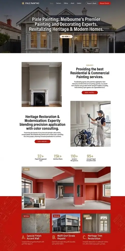 painter website design