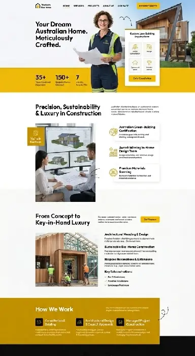 builder website design