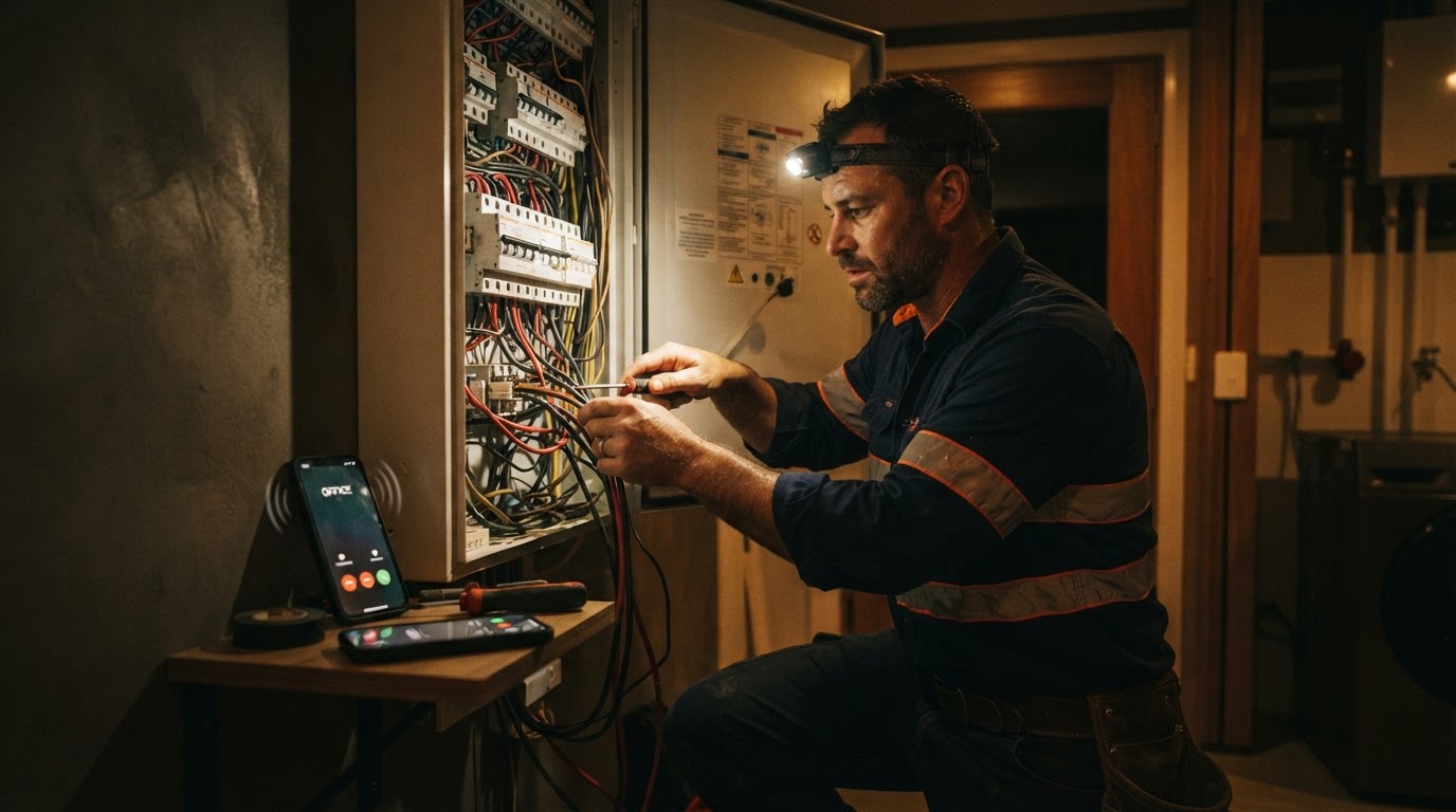 Your Tradie Business Doesn't Need an After-Hours Message. It Needs a Receptionist That Answers.