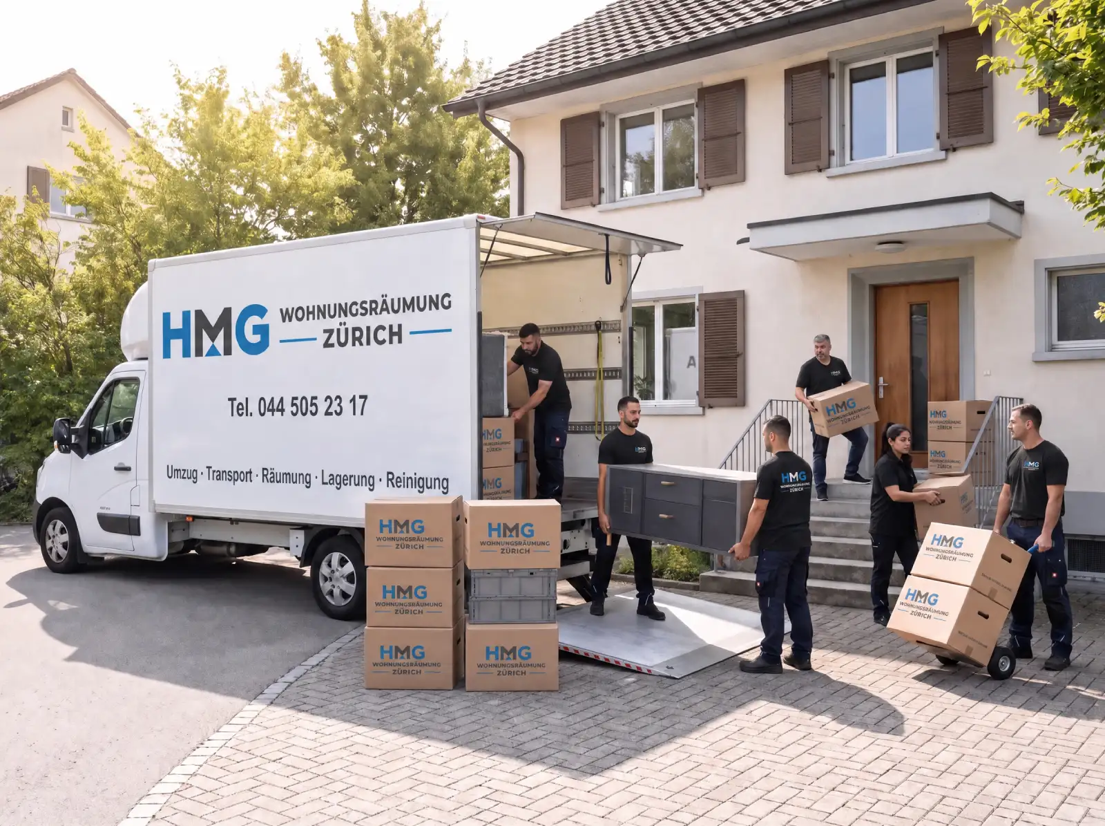 HMG Räumungsfirma Zürich Team
