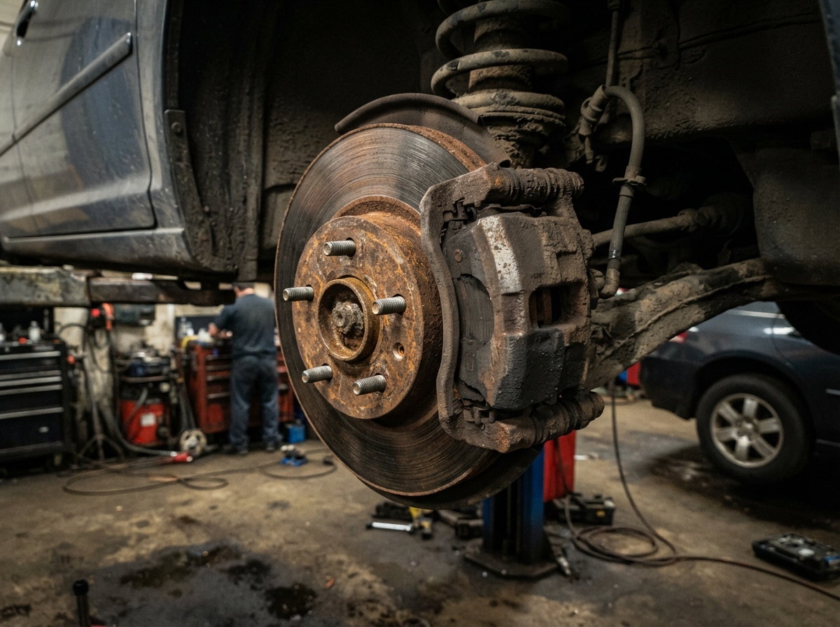 Auto repair in Pasadena TX — Brake Service before service