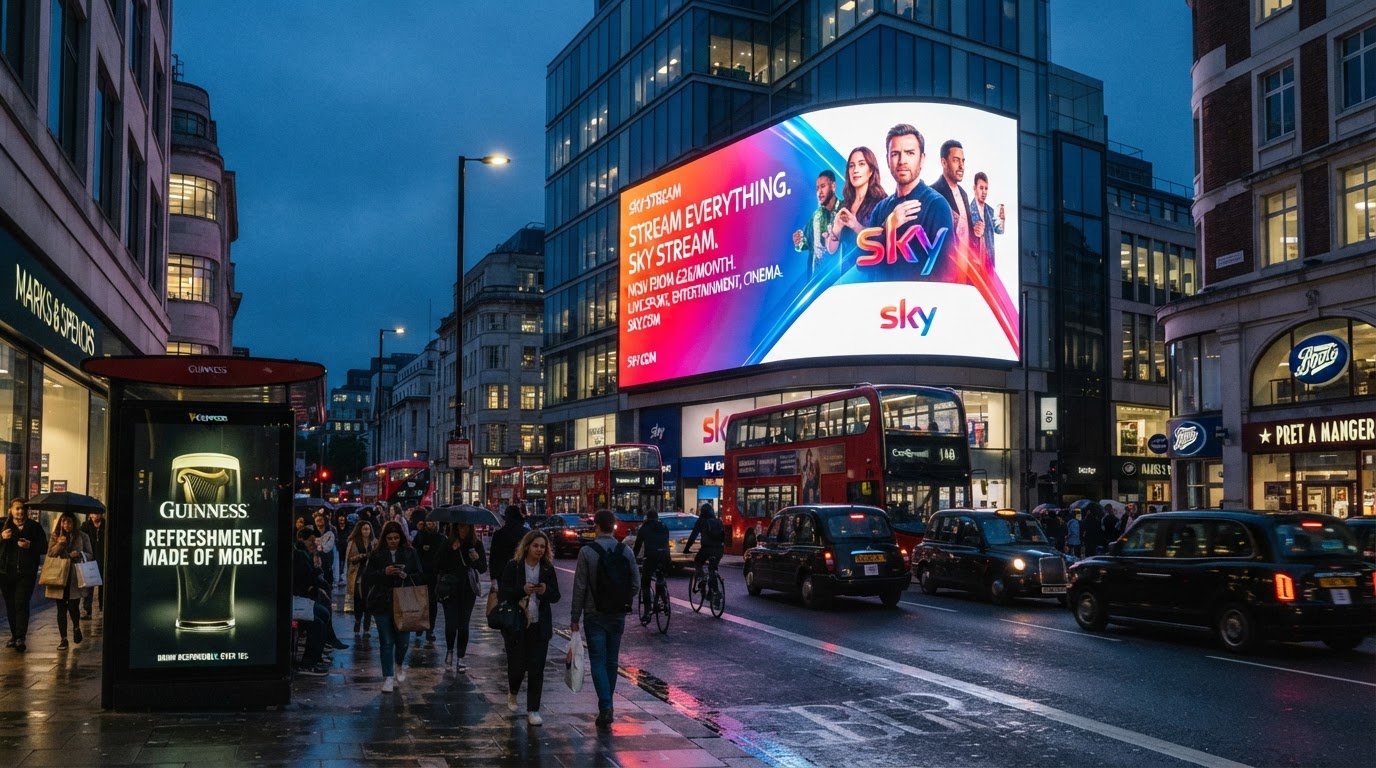 Digital Outdoor Advertising with Connection Worx