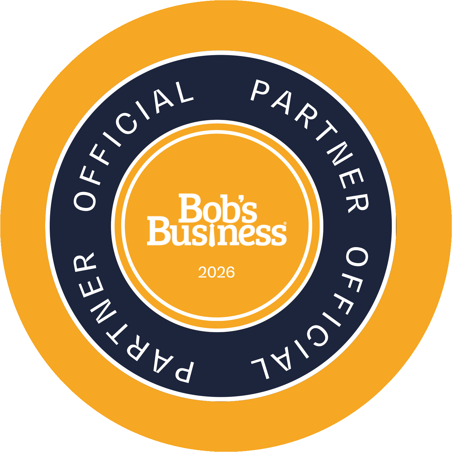 Bob's Business Official Partner 2026 Badge
