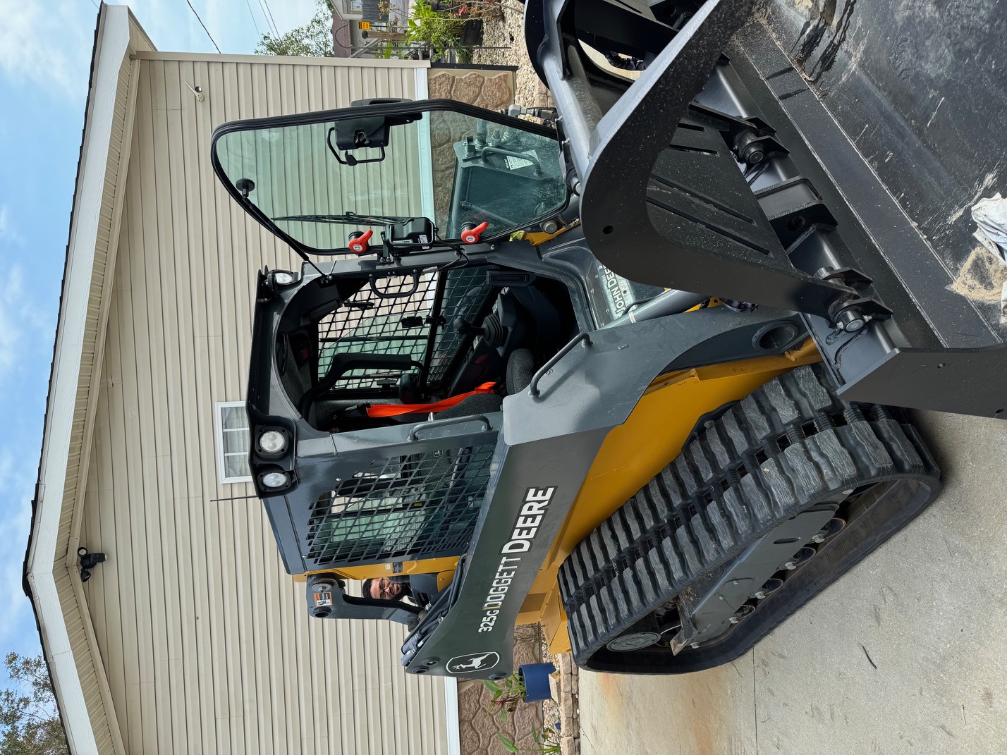 John Deere 355G compact track loader ready for site preparation work