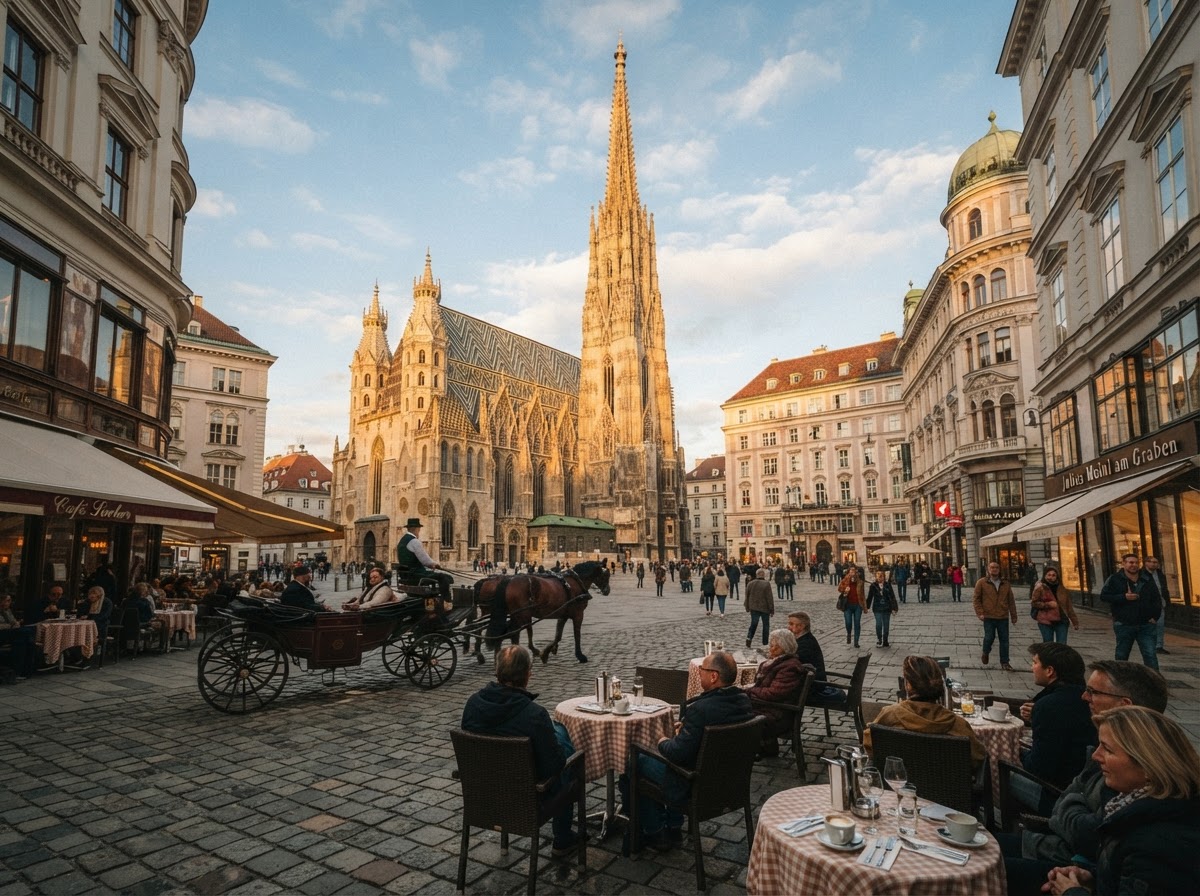 Viena, Austria — Cafés imperiales, palacios y música eterna