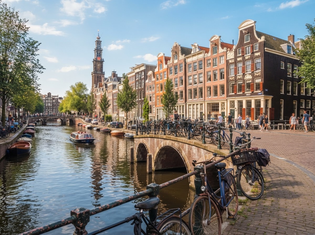 Ámsterdam, Países Bajos — Canales encantadores, patios escondidos y vida local