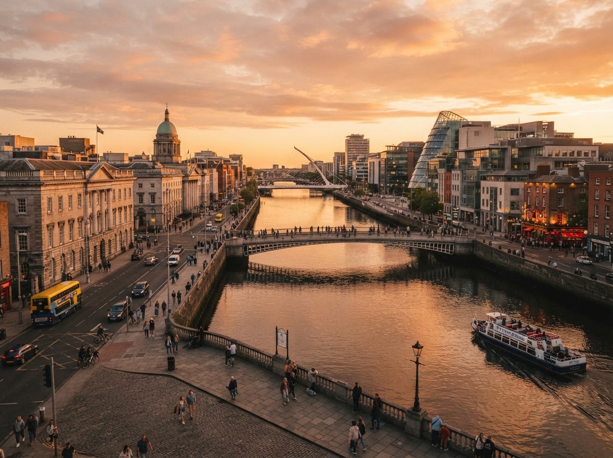 Dublín, Irlanda — Pubs históricos, letras y almas celtas