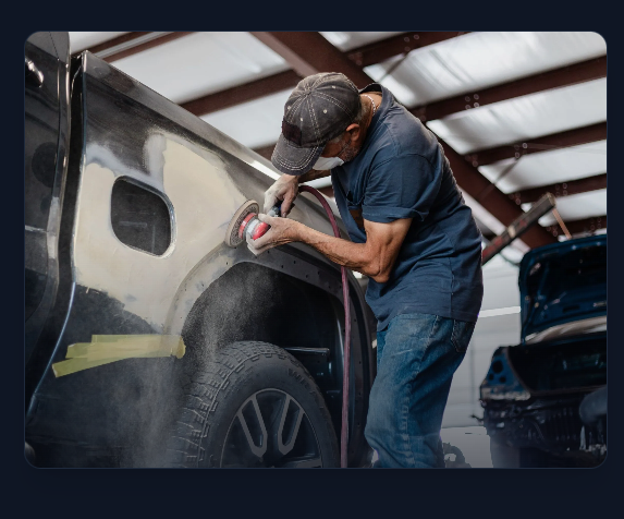 Century Collision Center technician performing expert collision repair