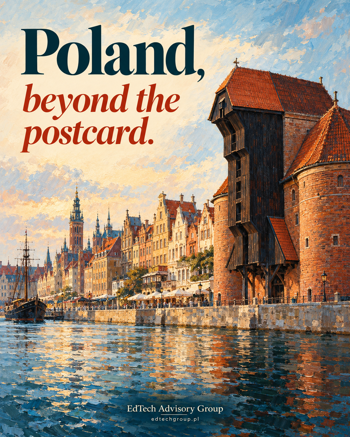 Poland, beyond the postcard: Gdańsk waterfront painting