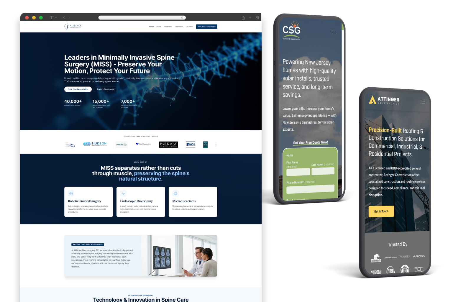 Starter Website Mockup