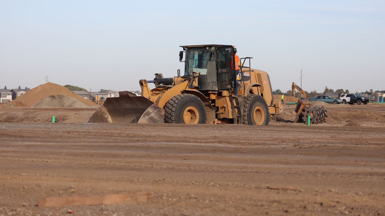 Heavy construction equipment on site — heavy equipment financing requirements