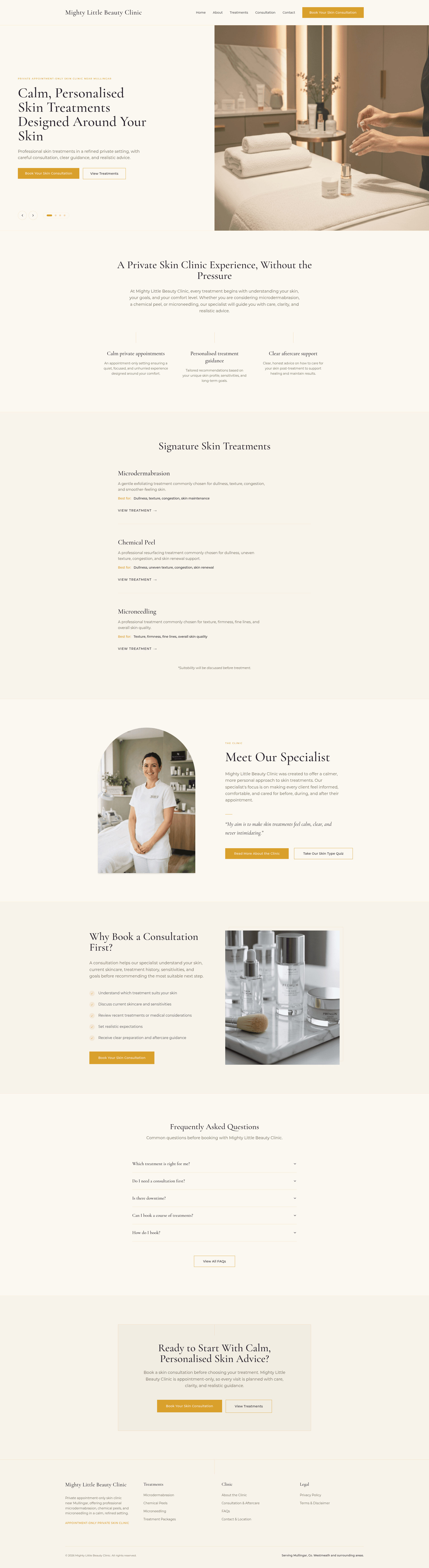 Mighty Little Beauty Clinic Design Concept