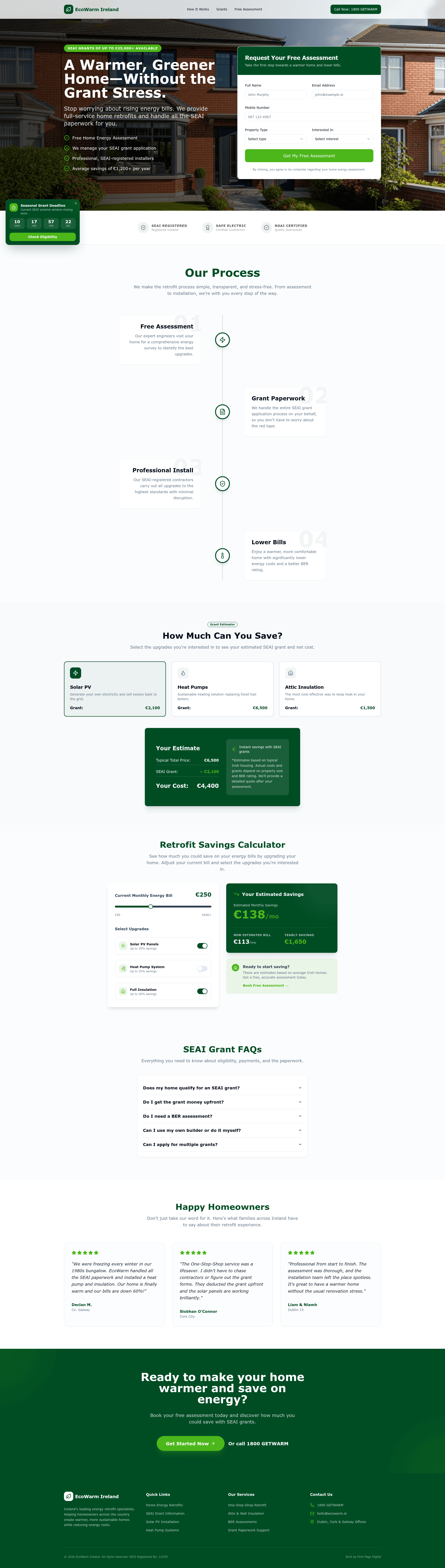 EcoWarm Ireland Design Concept