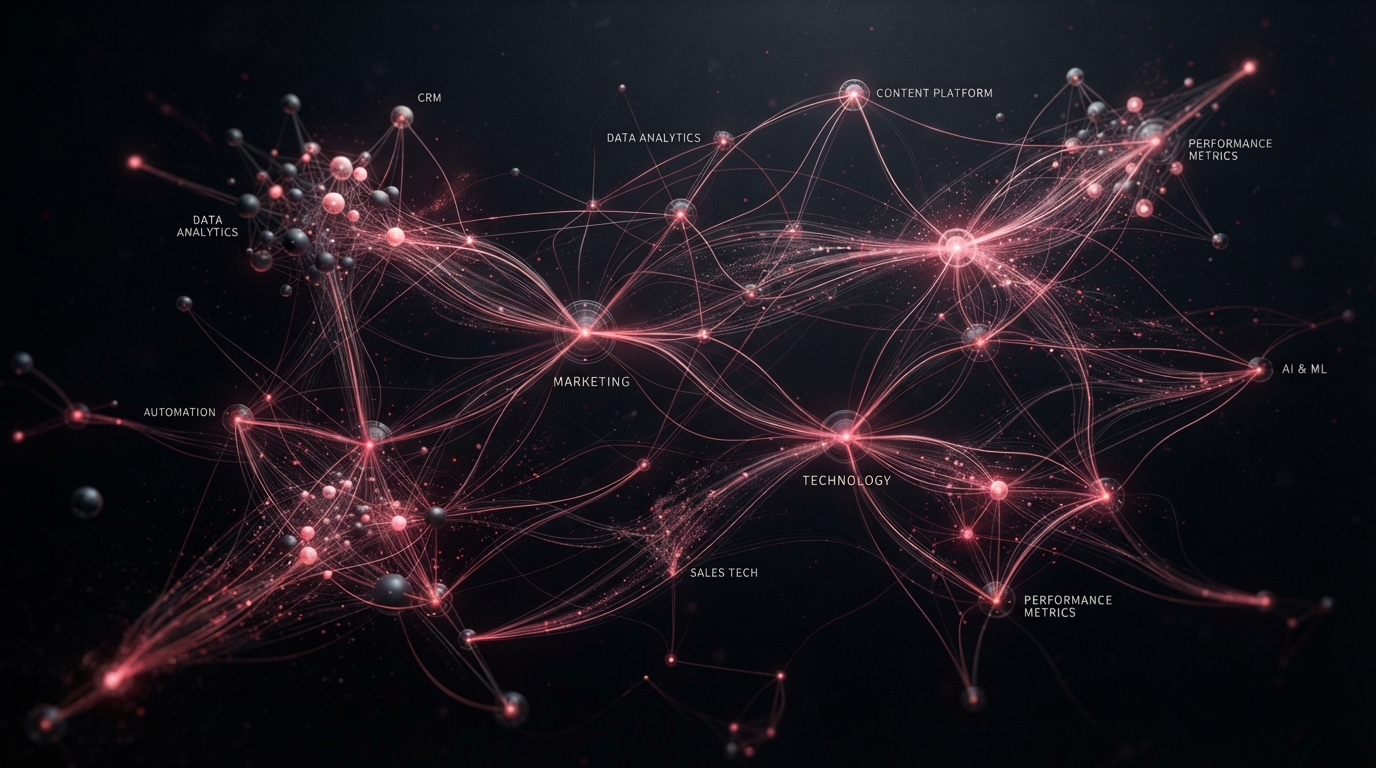 Connected marketing and technology network infrastructure