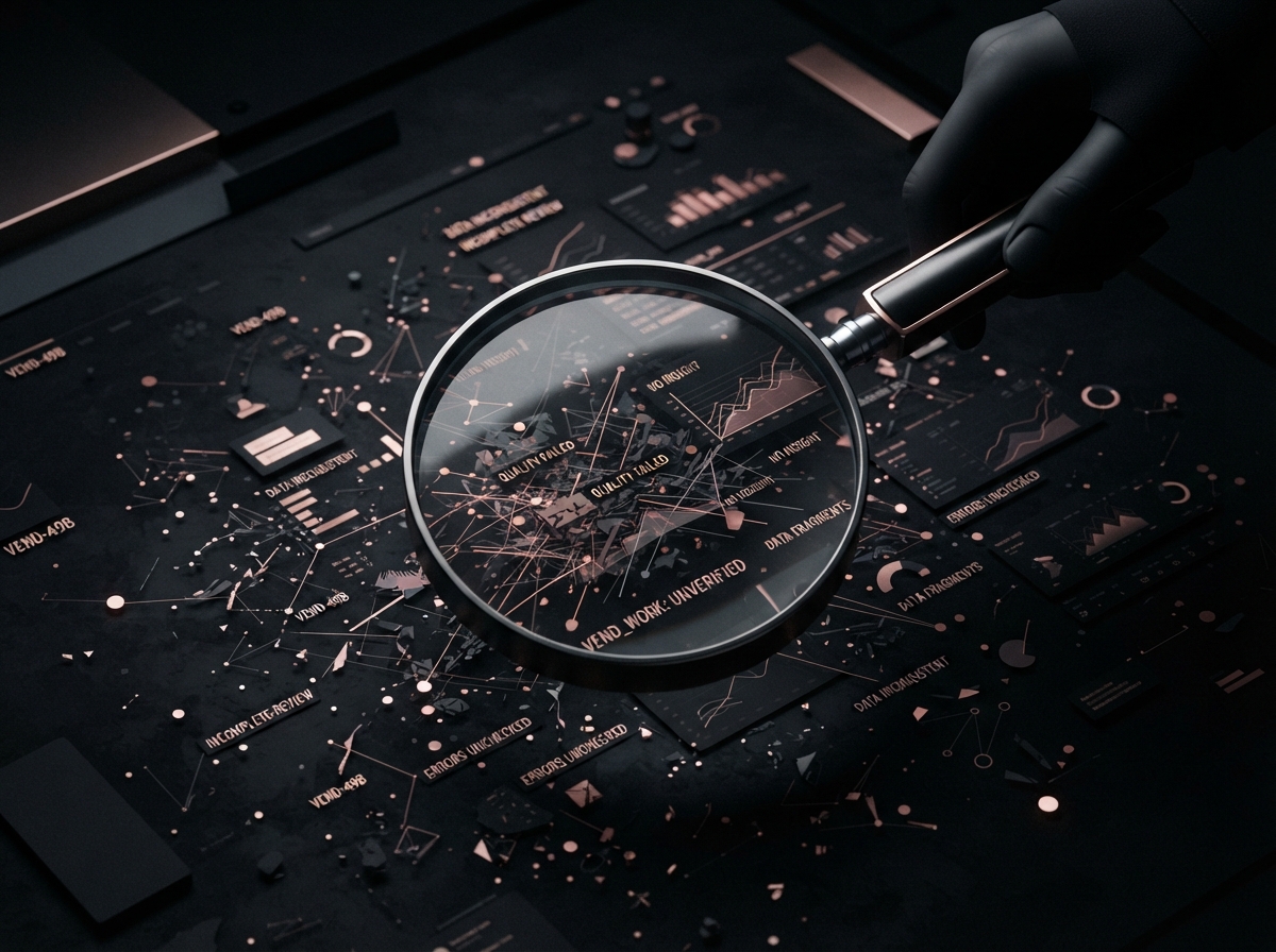 Scattered data points with no clear insight