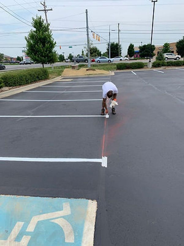 Line & Pavement Striping โ Always Sealcoating & Paving