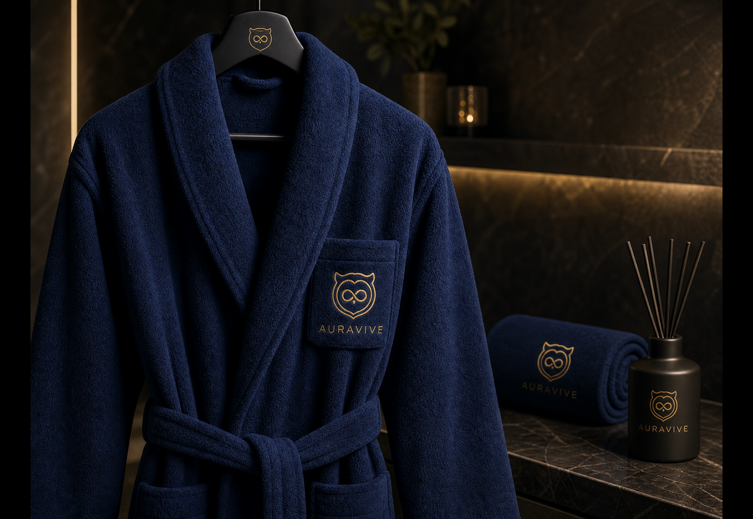 AuraVive Signature Spa Robe