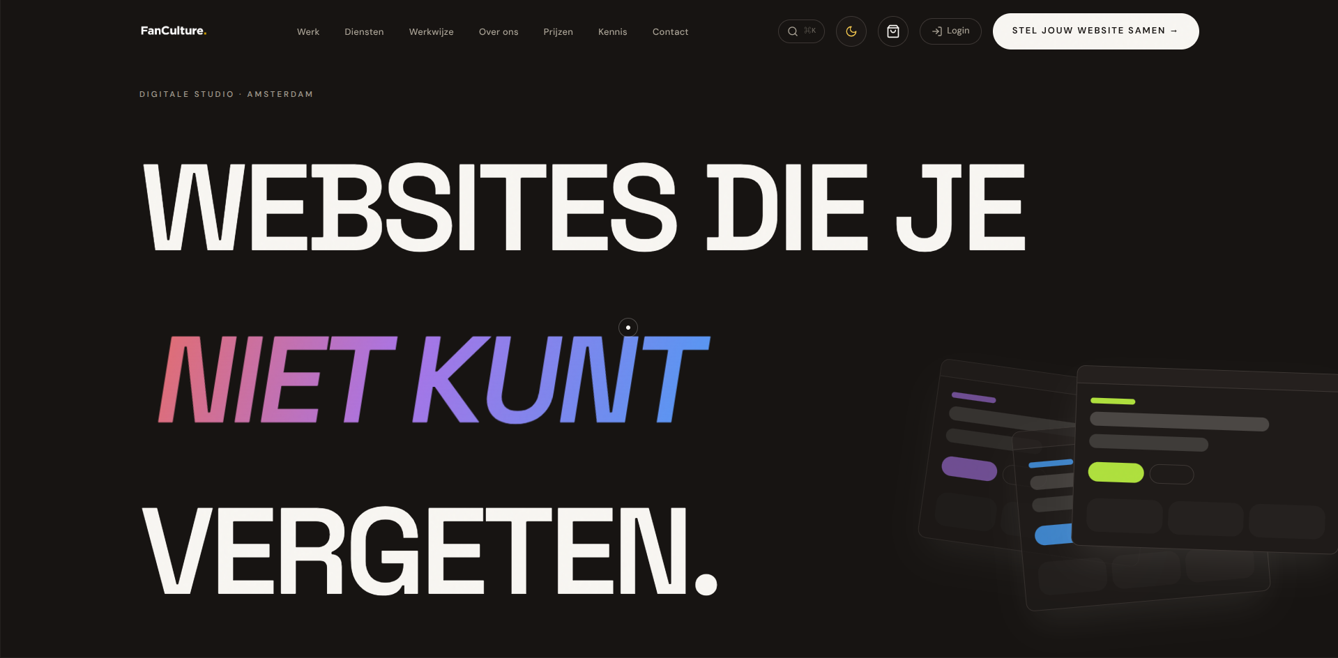 Na — vernieuwde website door FanCulture
