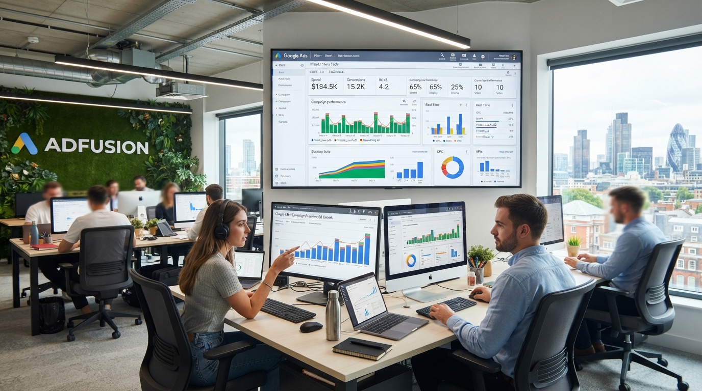 Digital advertising agency with PPC dashboards
