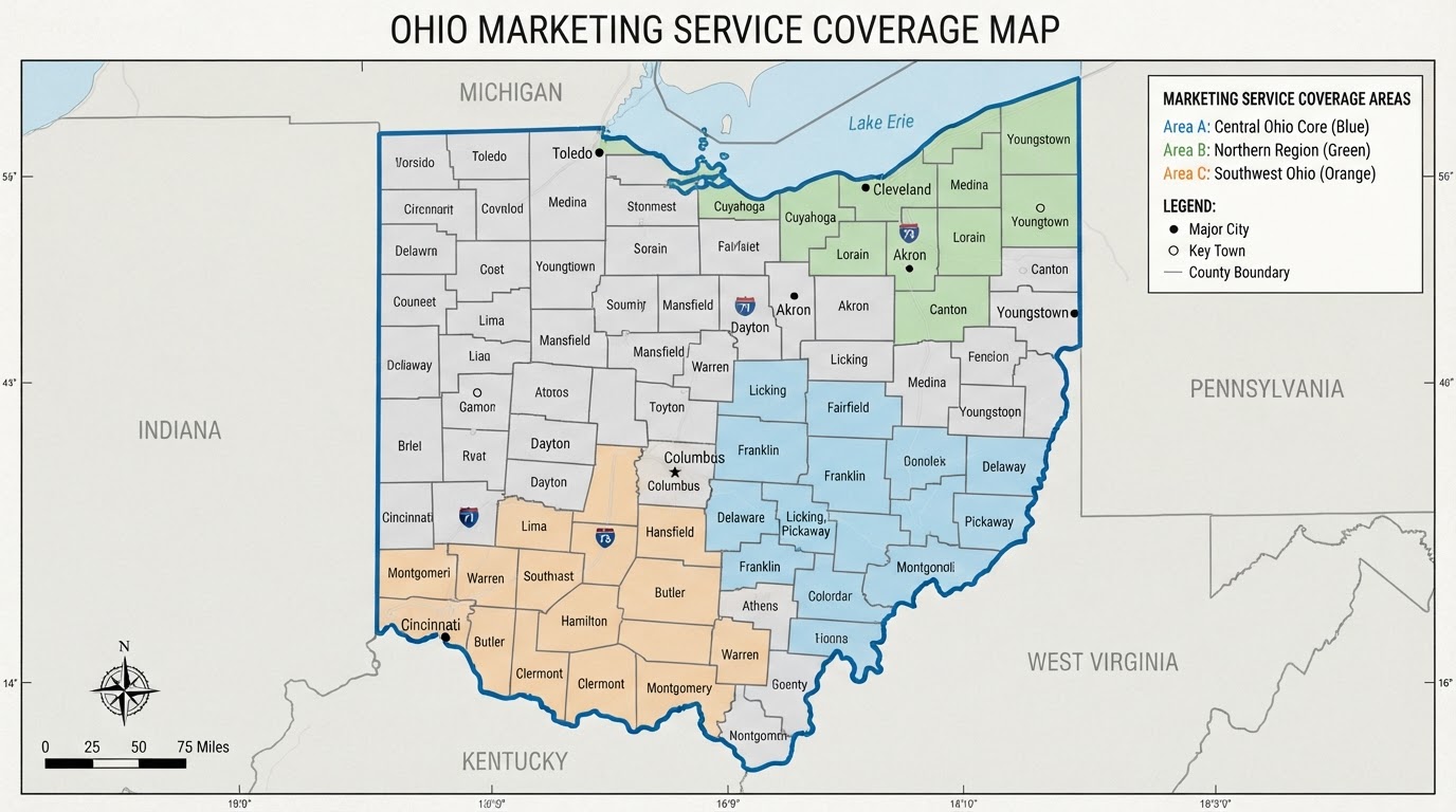 Marketing services in Licking County Ohio