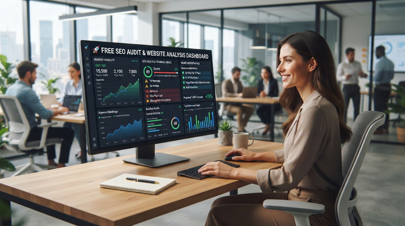 Free SEO audit and website analysis dashboard