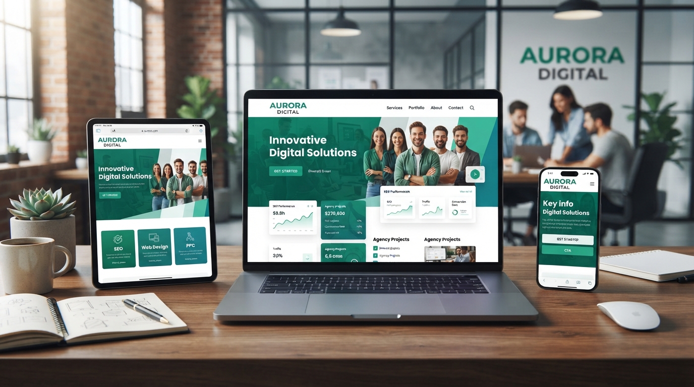 Responsive Webseitengestaltung, lokale SEO und Google Ads auf mehreren Geräten – förderfähig mit RegioFörderung