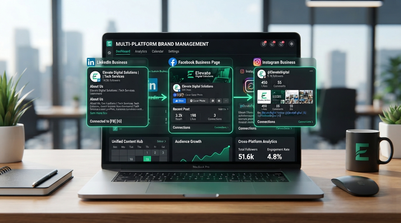 Social-Media-Profile – Visualisierung der Leistung von RegioFörderung