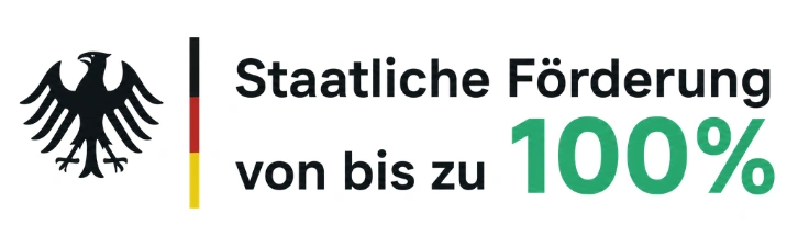 Staatliche Förderung bis zu 100%