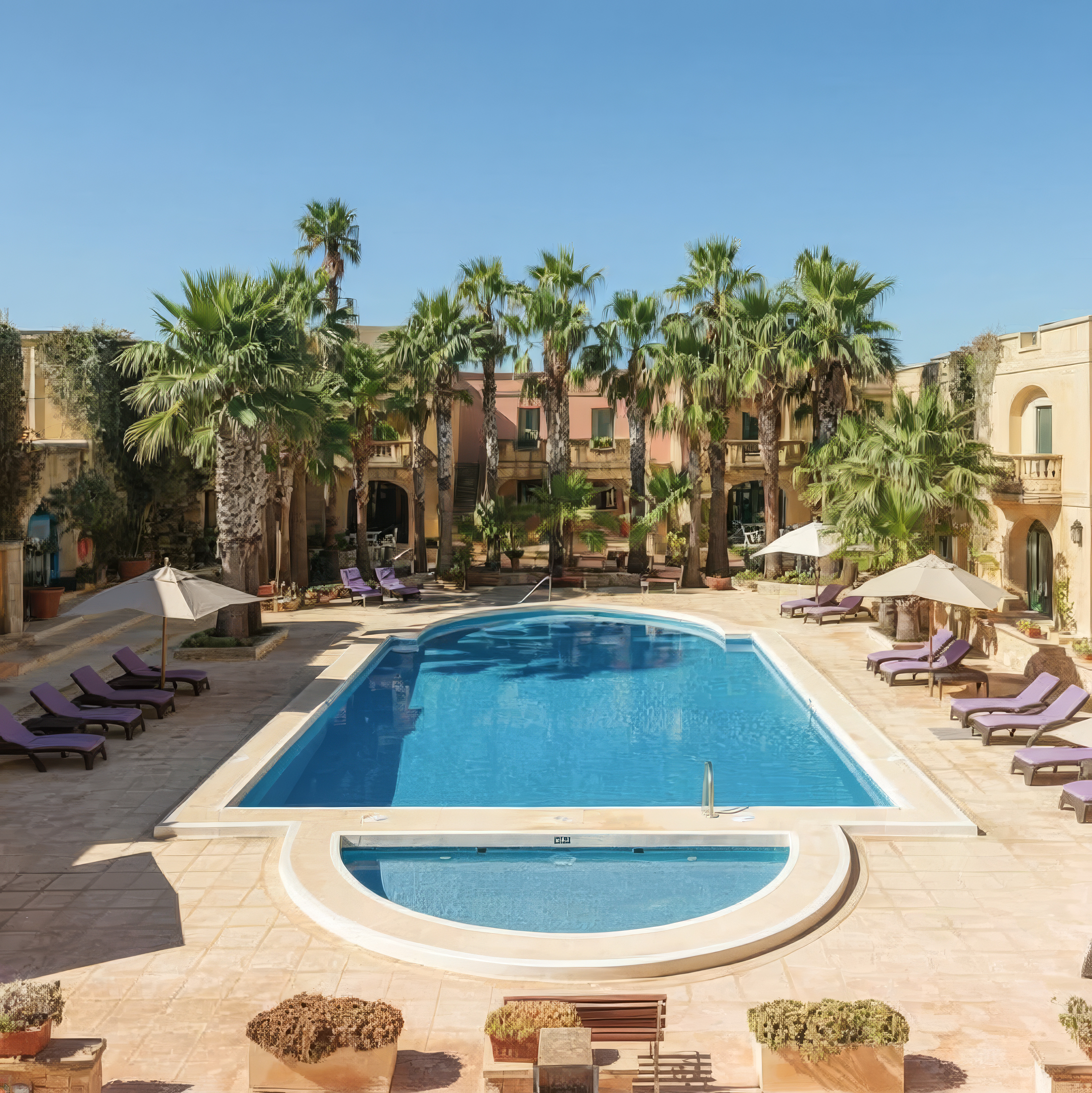The Amchara retreat grounds in Gozo, Malta