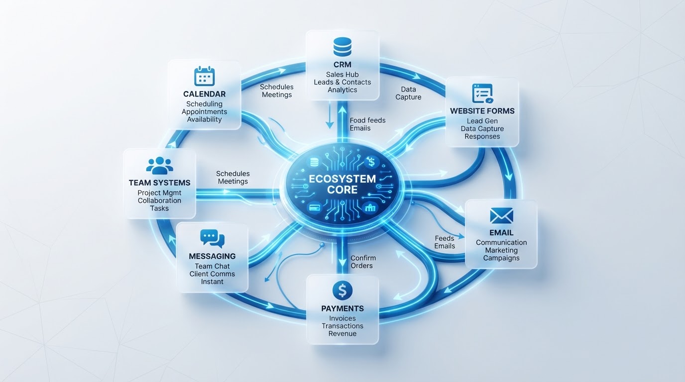 How to Connect Your CRM, Forms, Calendar, Email and Other Business Tools