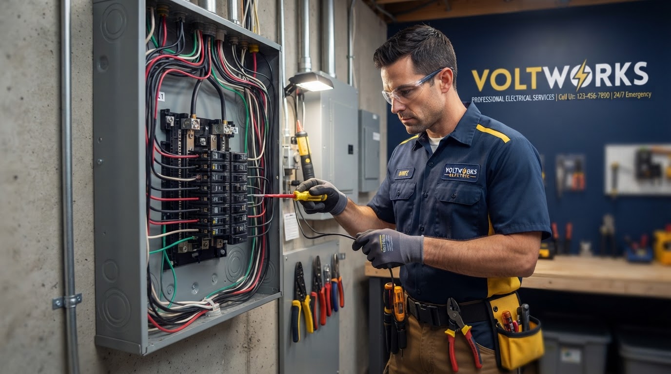 Electricians website example built with T2 Marketing Services