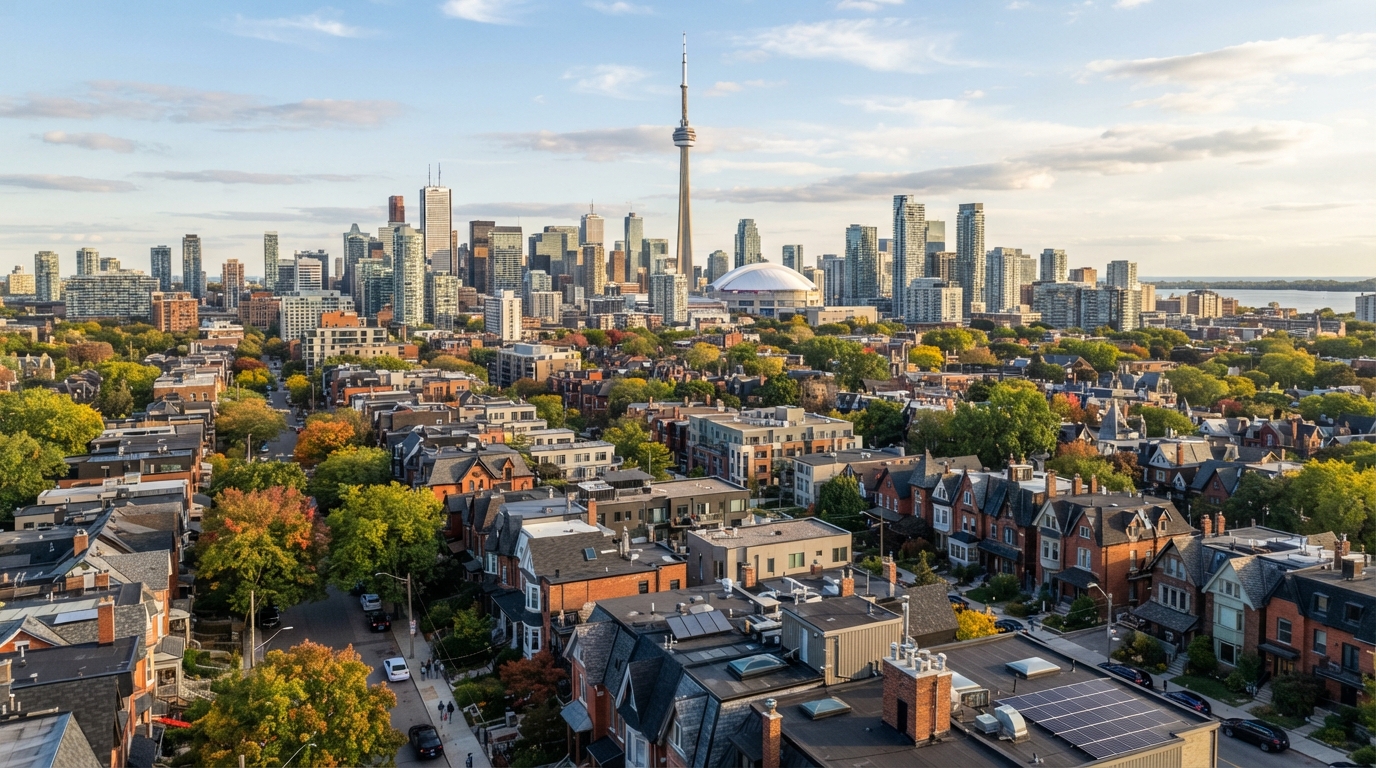 Greater Toronto Area skyline and regional view