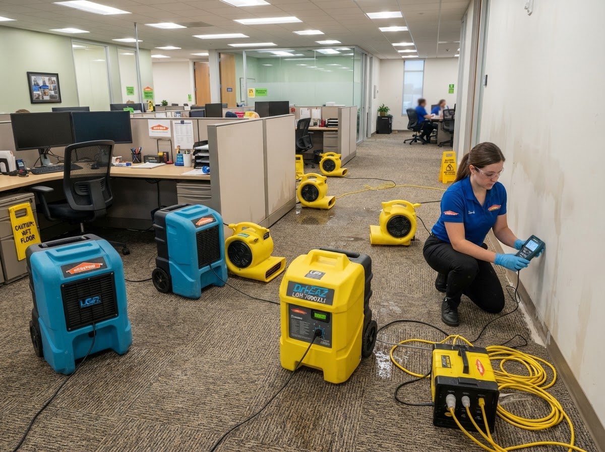 Commercial water damage restoration near Daytona Beach