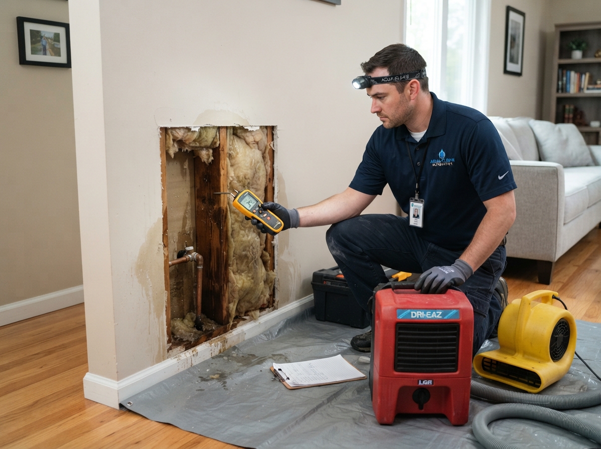 Burst pipe and plumbing leak cleanup in Daytona Beach
