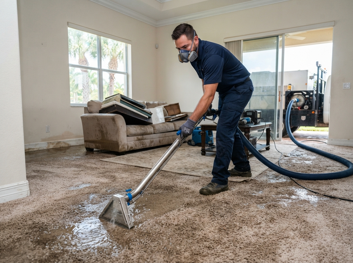 Water damage restoration in Daytona Beach