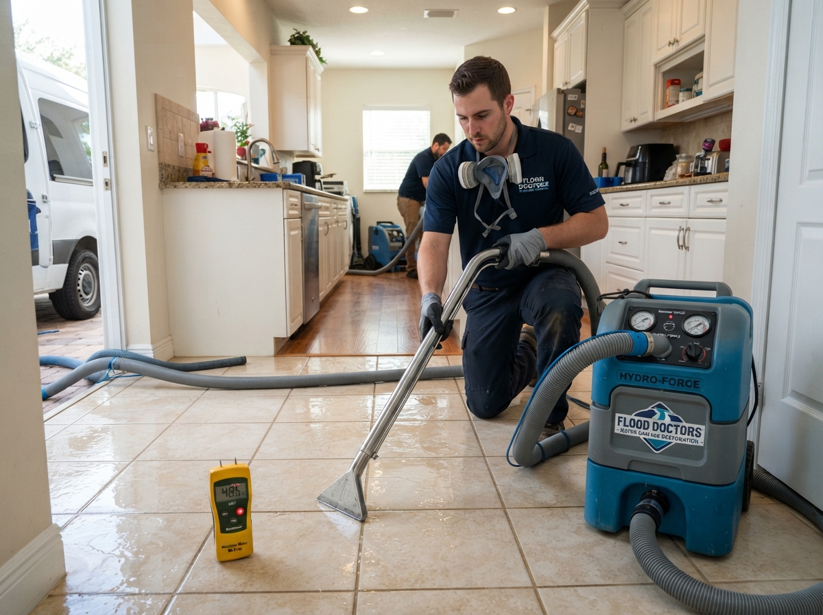 Emergency water removal in Daytona Beach Florida