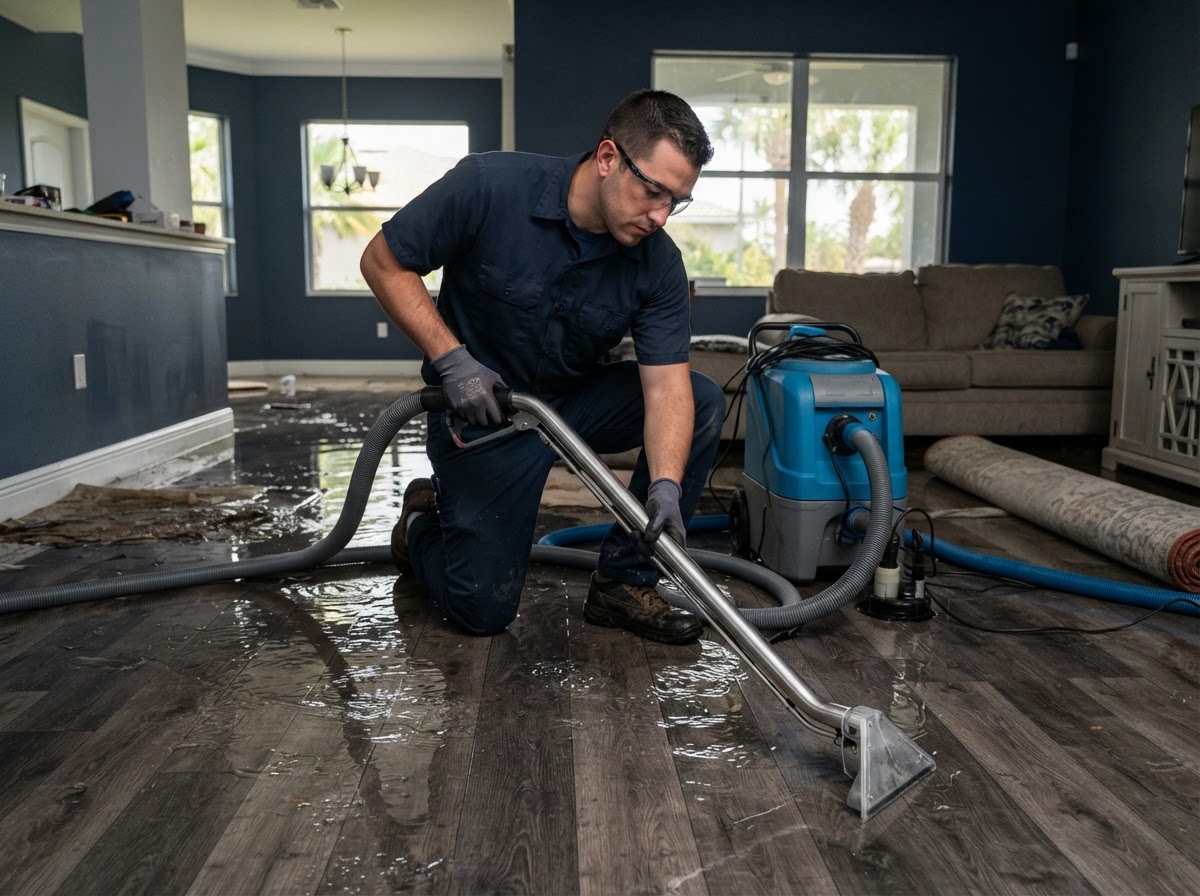 Emergency water removal and water extraction near Daytona Beach