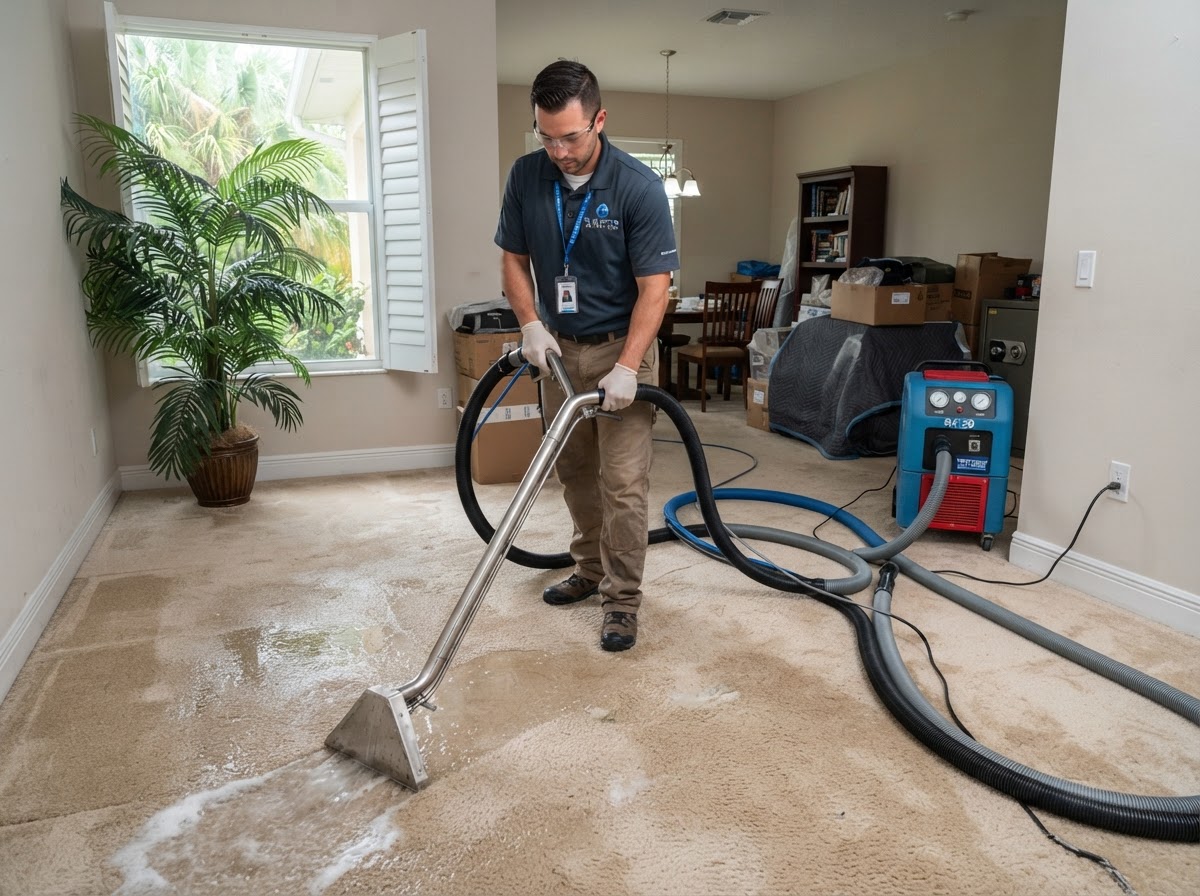 Emergency water removal and water extraction near Palm Coast