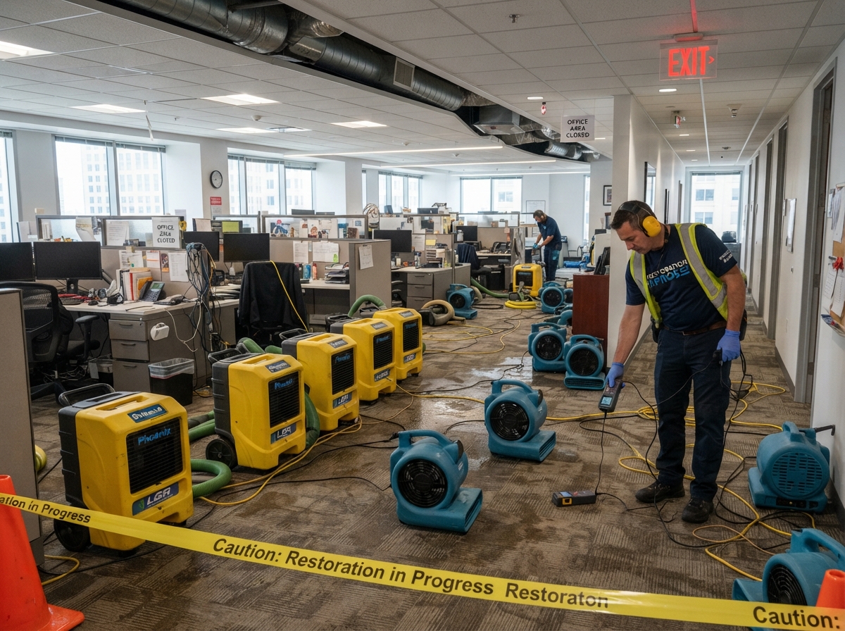 Commercial water damage restoration near Palm Coast Florida