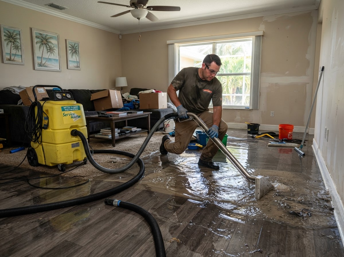 Emergency water removal and water extraction near Palm Coast