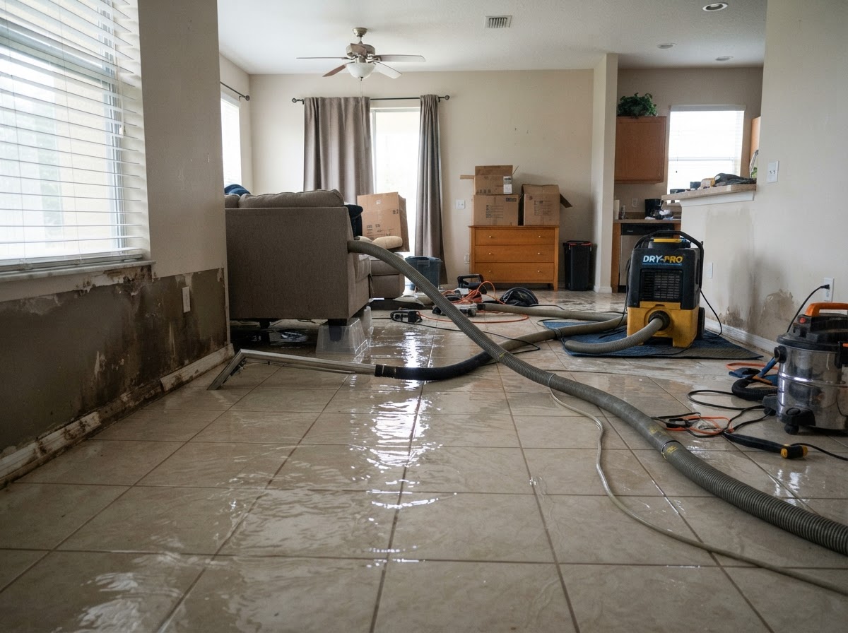 Flood damage cleanup in Palm Coast