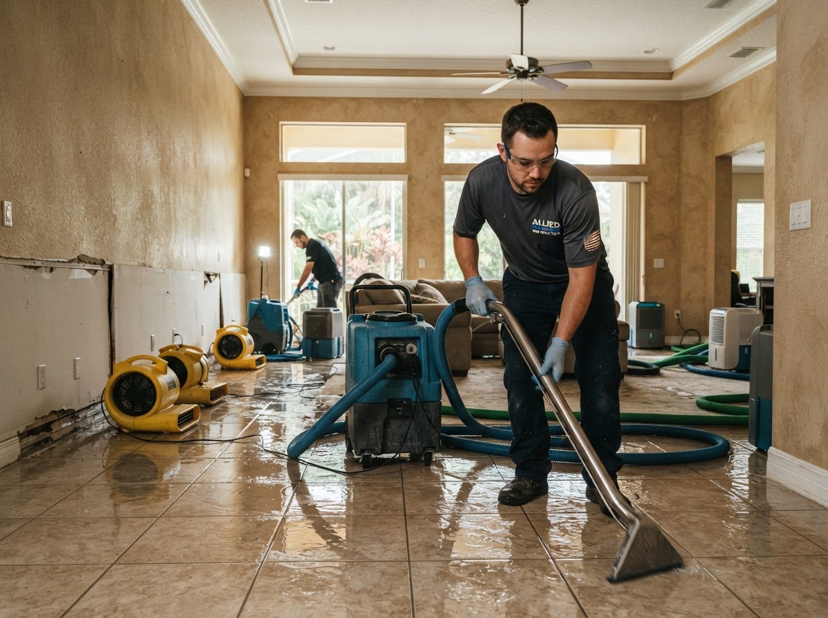 Water damage restoration in Palm Coast Florida