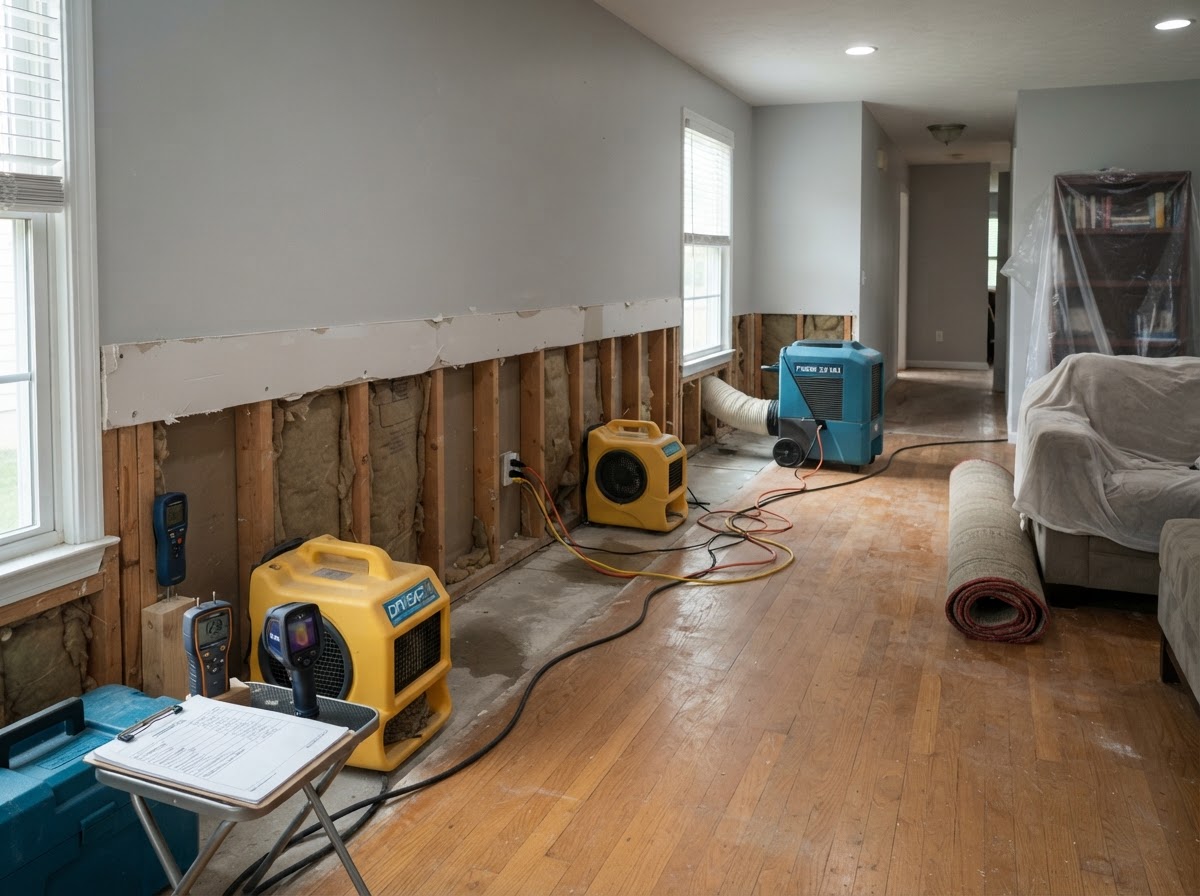 Residential flood restoration near Palm Coast