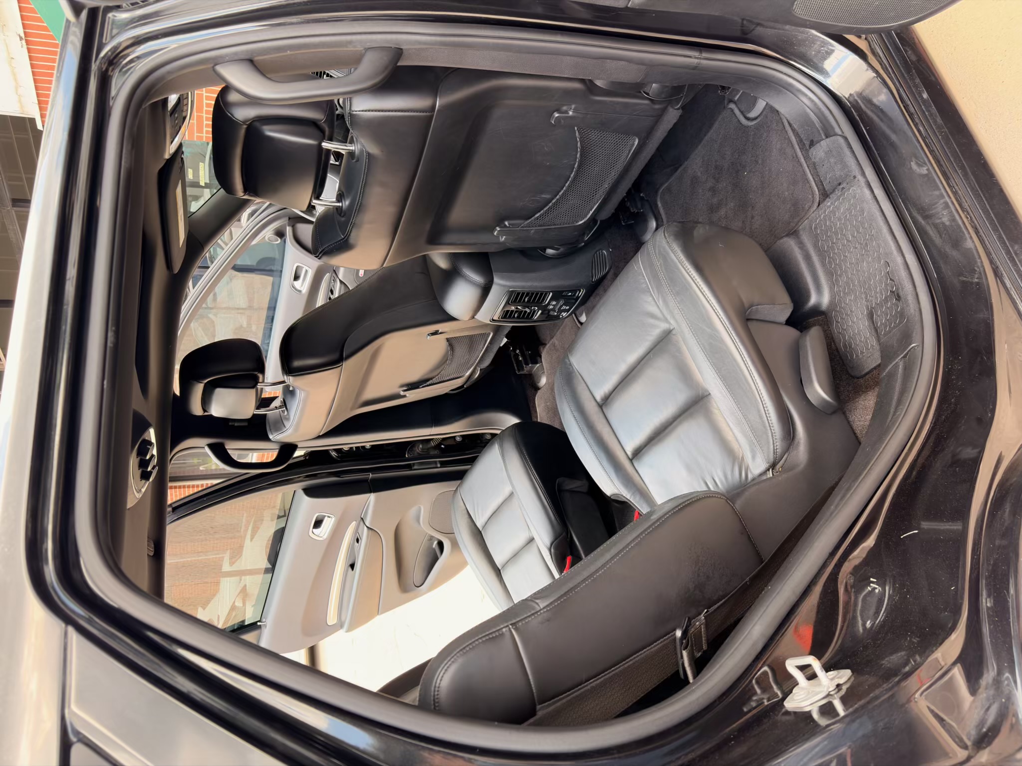 Rear cabin after a full detail in Atascocita, TX